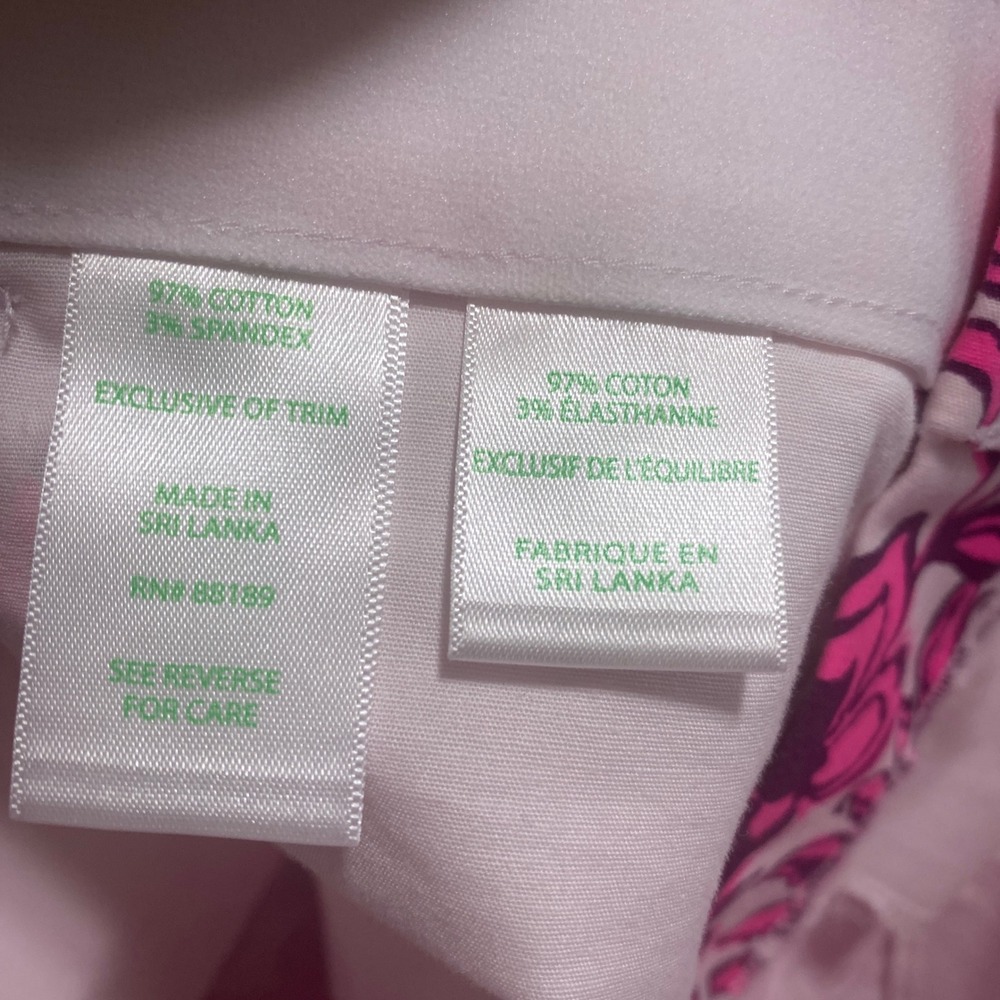 Lilly‎ Pulitzer Gretchen High Rise Shorts Elderflower Blossom Lil Escape Plan 6 - Picture 4 of 9